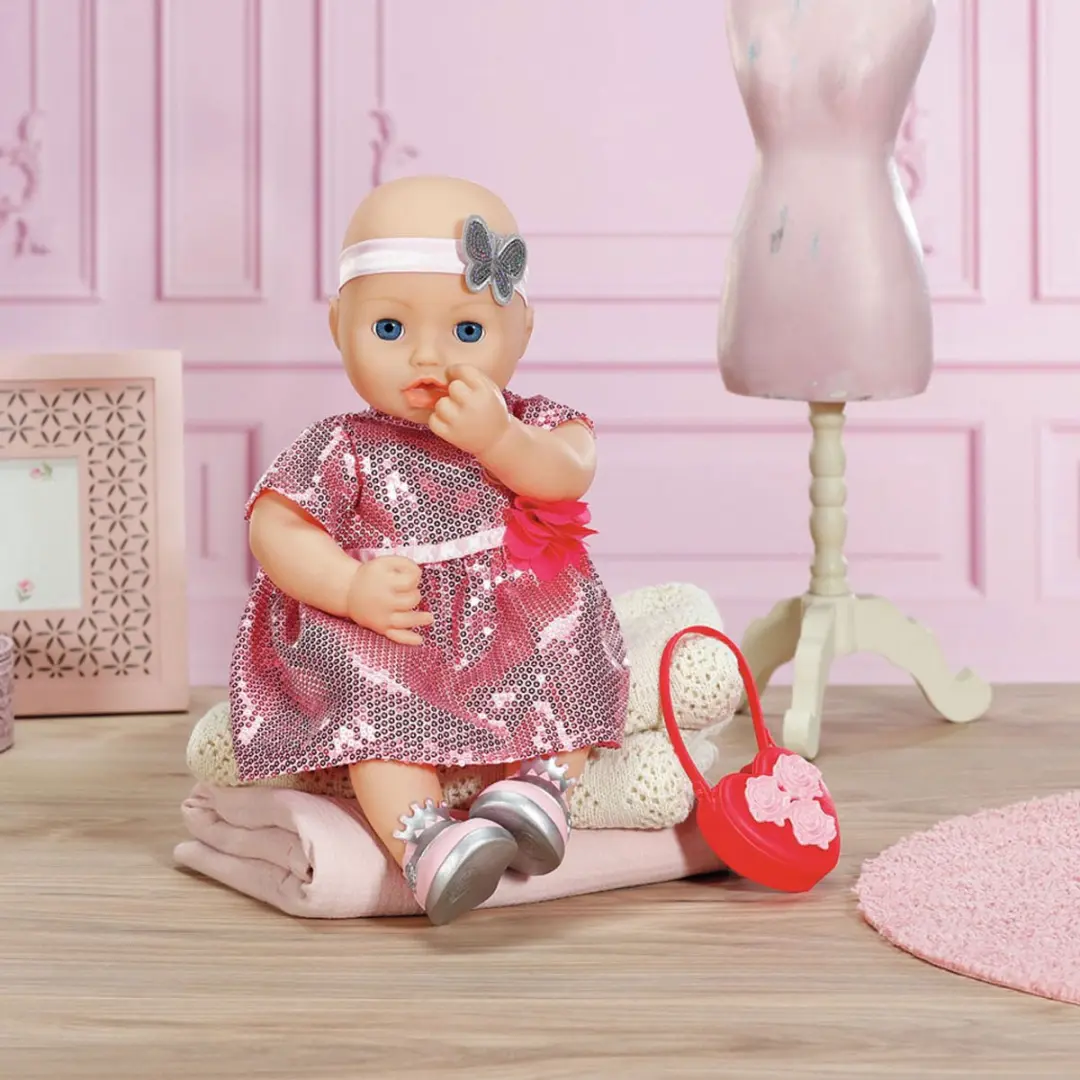 Baby Annabell Deluxe Glamour Poppenkleding 43cm - Roze
