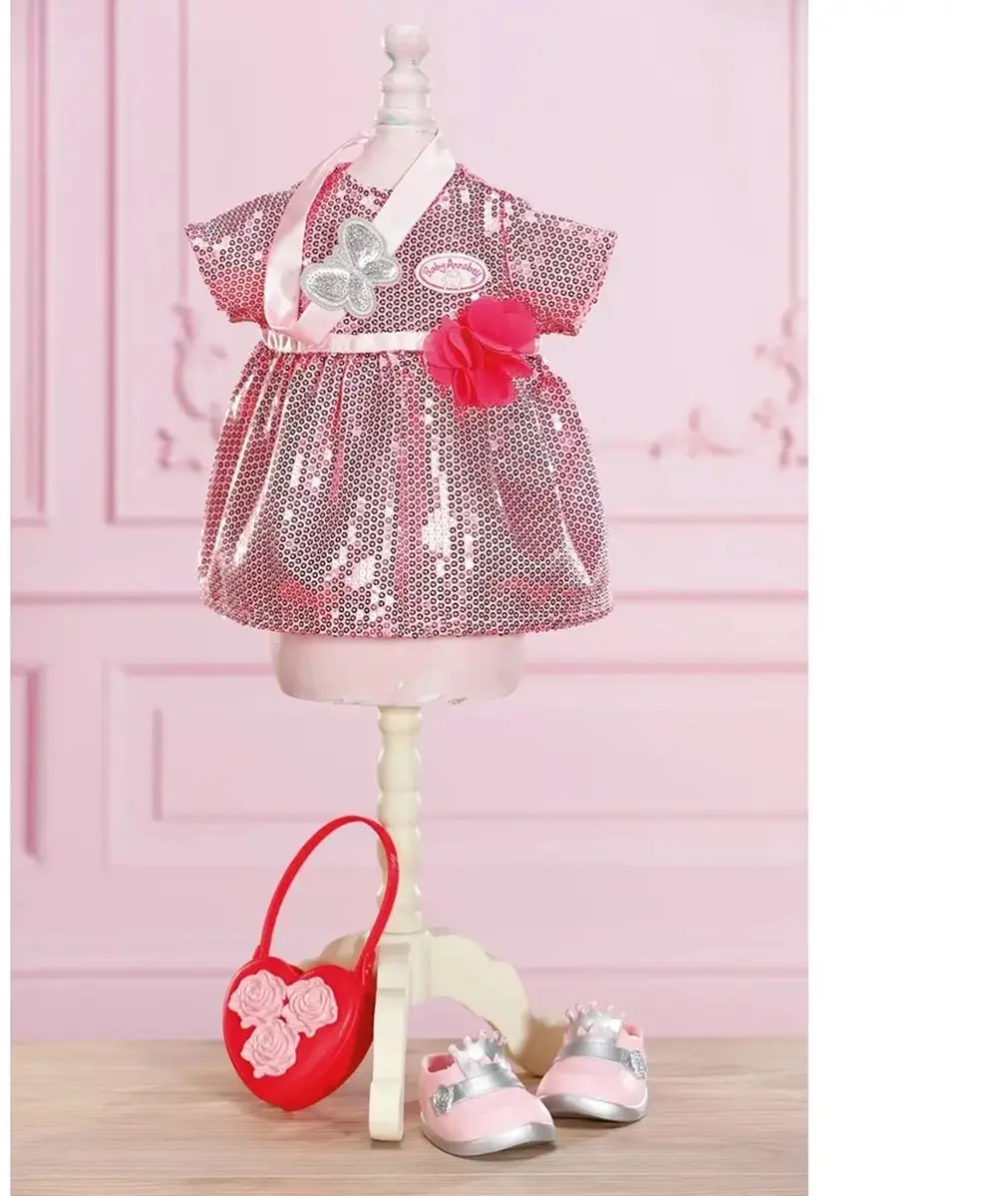 Baby Annabell Deluxe Glamour Poppenkleding 43cm - Roze