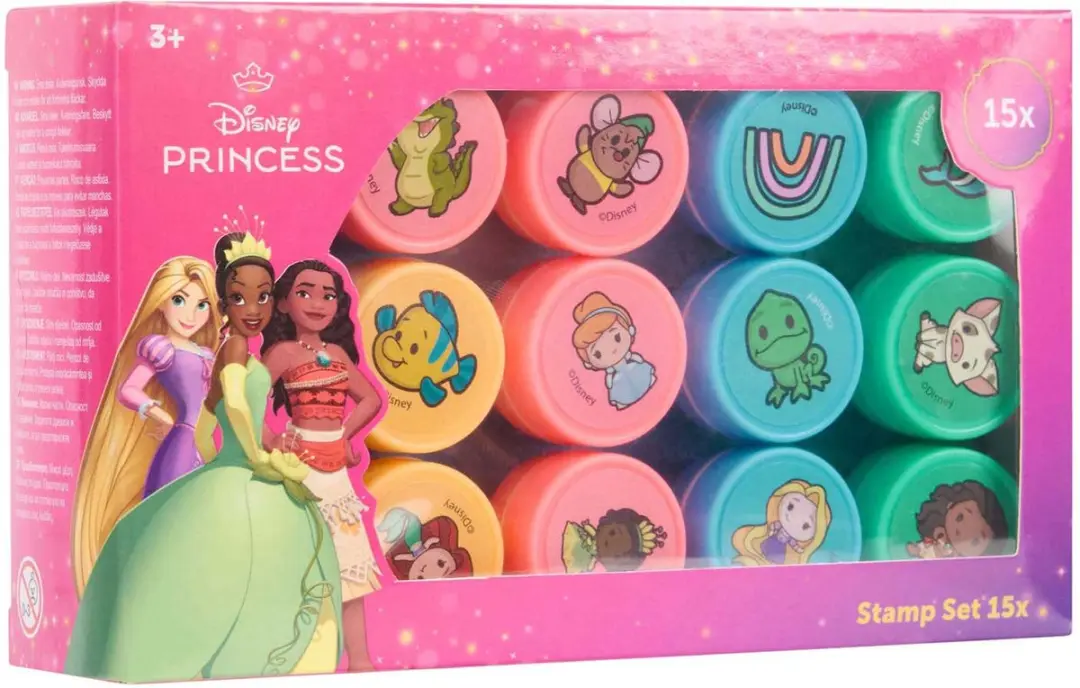 Disney Princess Stempelset - 15 Stuks - Multicolor