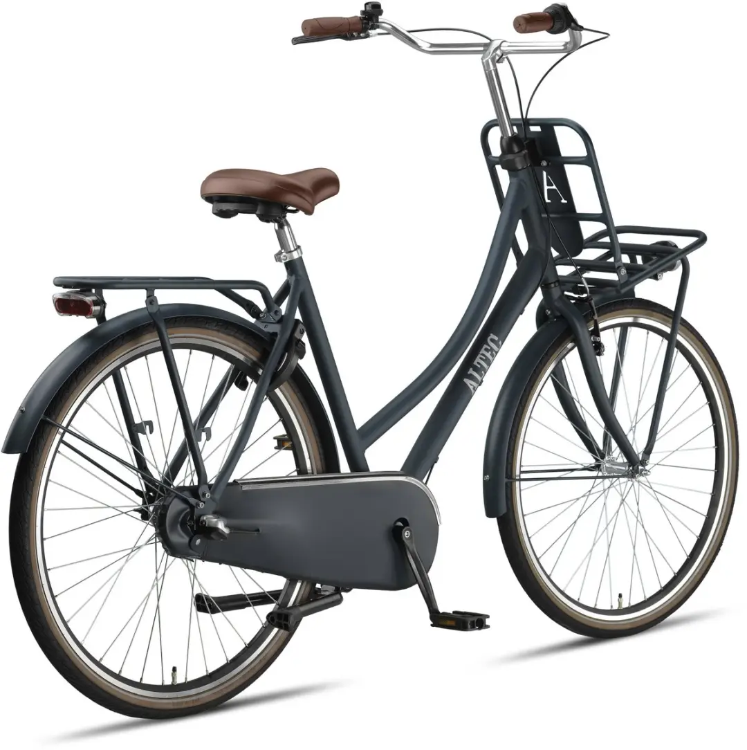 Altec Vintage Dames Transportfiets 28 Inch - 3 Versnellingen - 50cm Jeansblauw