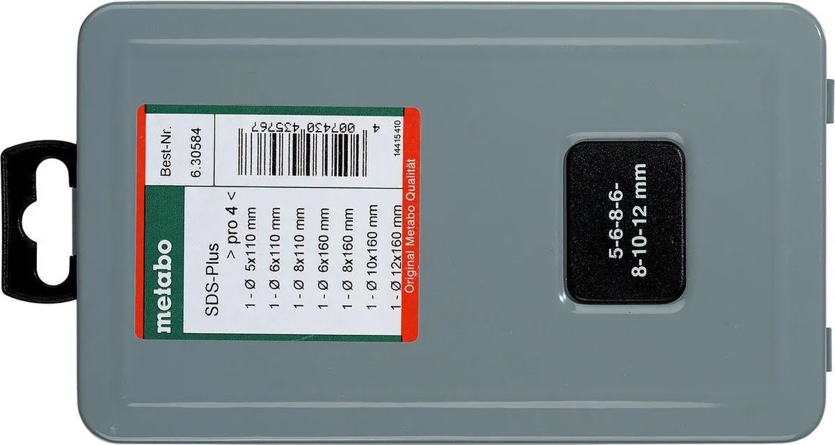 Metabo Pro 4 SDS-Plus Hamerborenset 7-delig