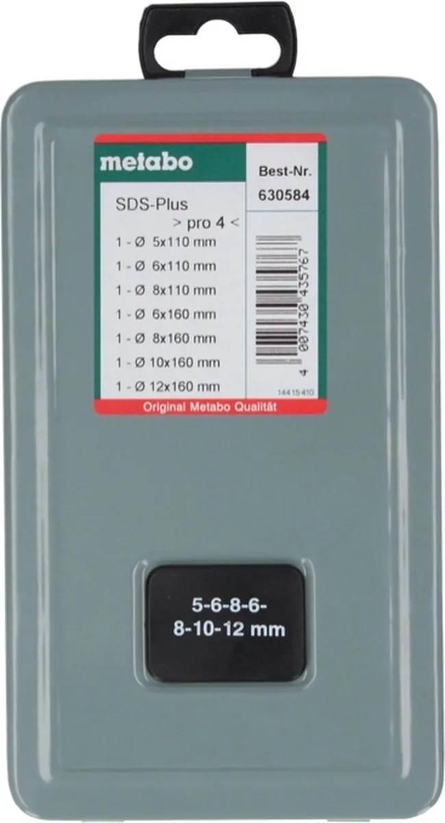Metabo Pro 4 SDS-Plus Hamerborenset 7-delig - 630584000