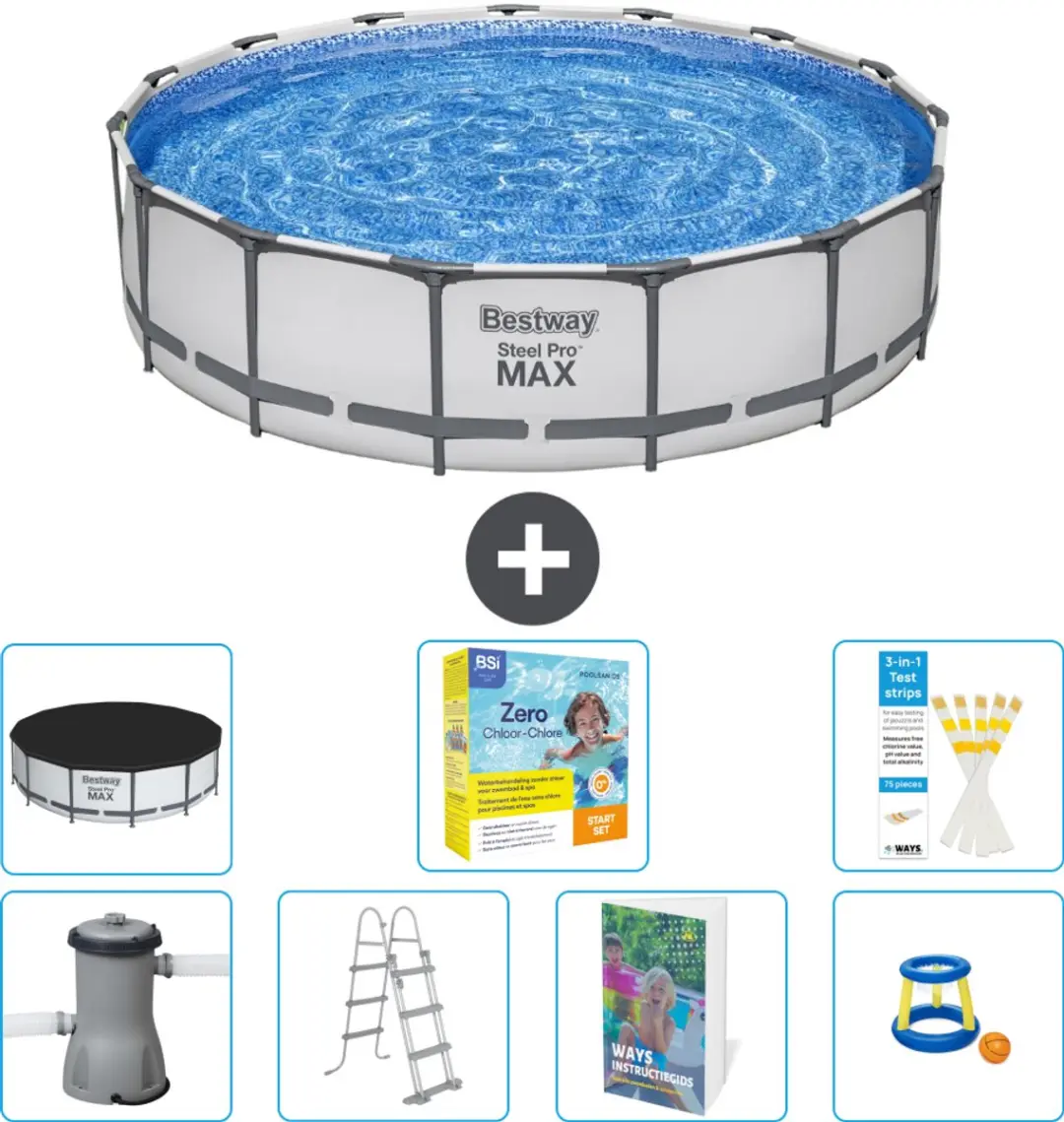 Bestway Steel Pro MAX Zwembad 457x107cm