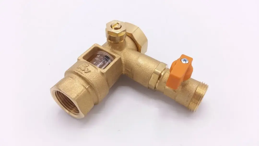 Remeha Flowmeter 3/4" 3-22L/Min + KFE-kraan 7631032