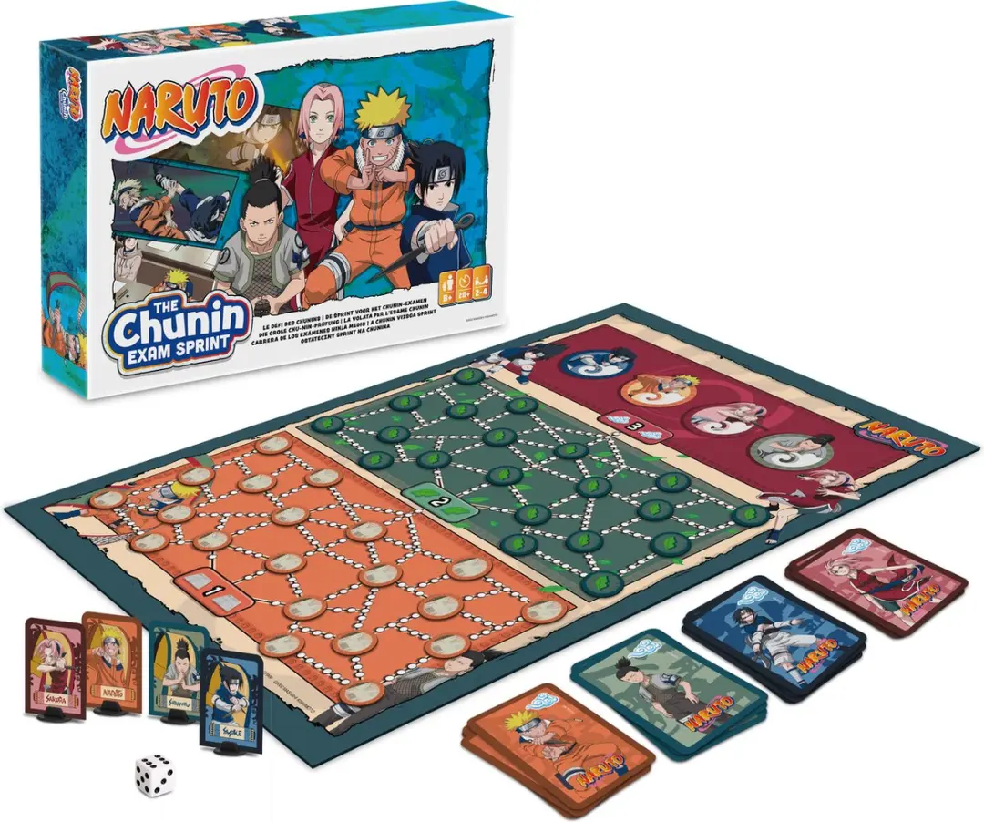Cartamundi Naruto De Sprint voor het Chunin-Examen Bordspel