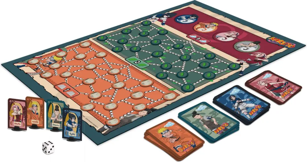 Cartamundi Naruto De Sprint voor het Chunin-Examen Bordspel - 2-4 Spelers