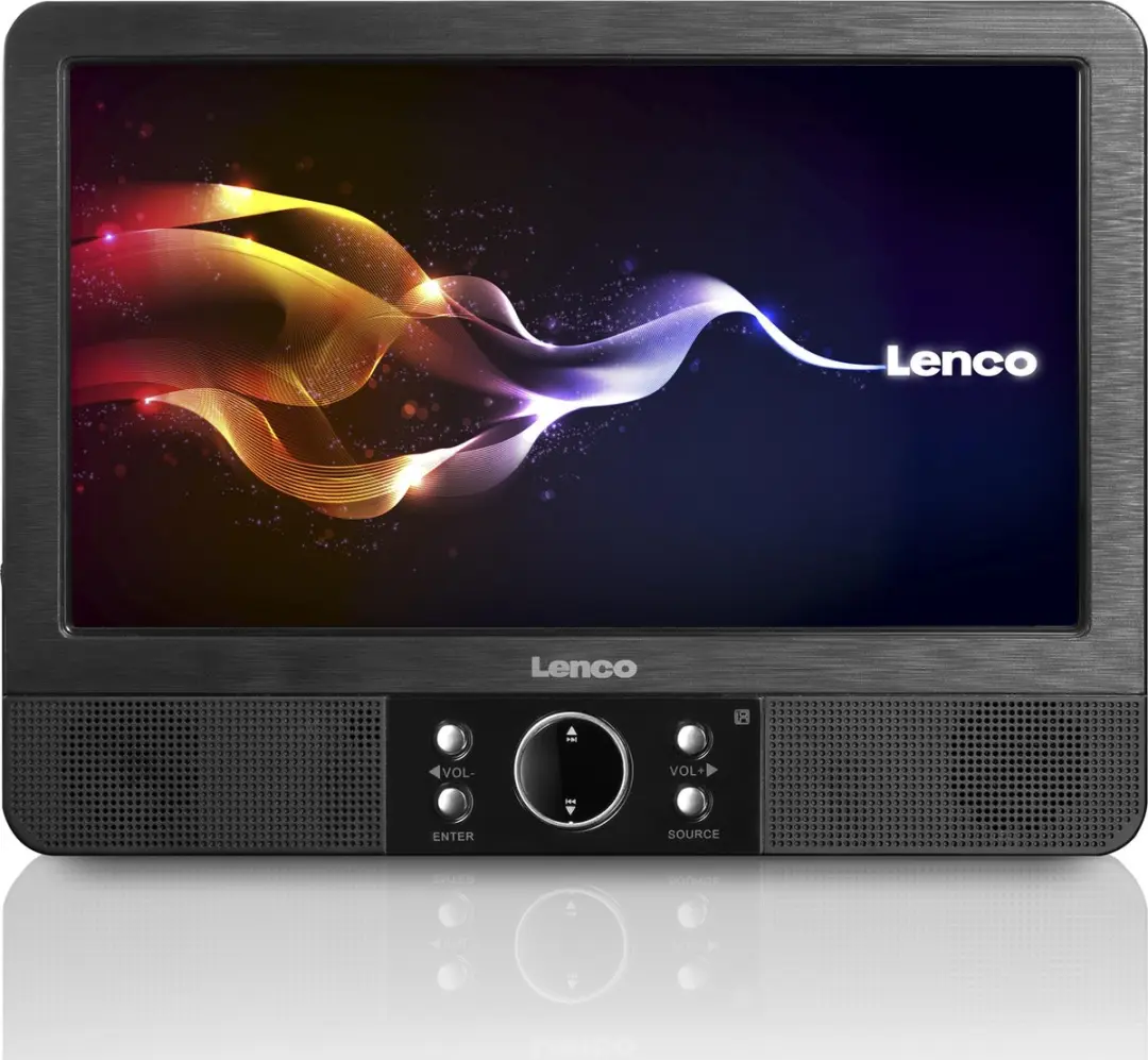 Lenco MES-415 Portable DVD-speler 9" Dubbel Scherm - Zwart