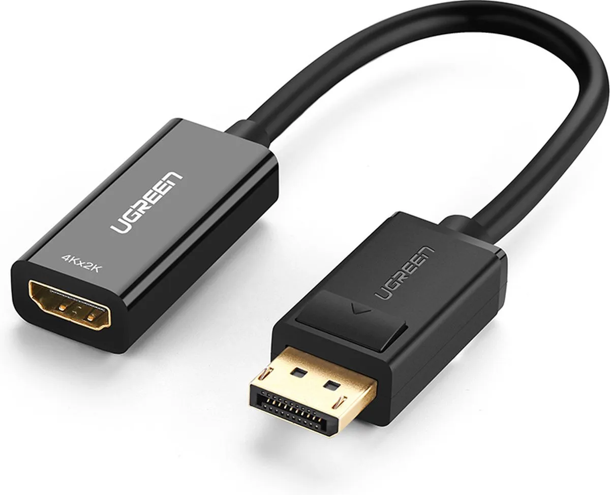 Ugreen DisplayPort naar HDMI Adapterkabel MM137 - 4K - Zwart - afbeelding 6 van 6