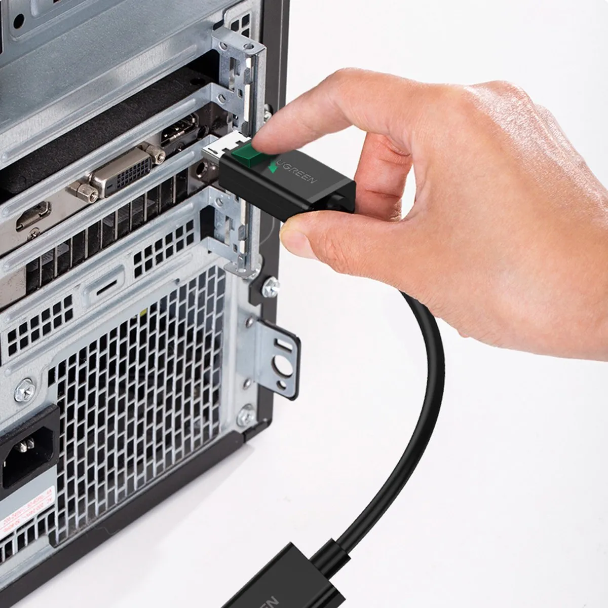 Ugreen DisplayPort naar HDMI Adapterkabel MM137 - 4K - Zwart