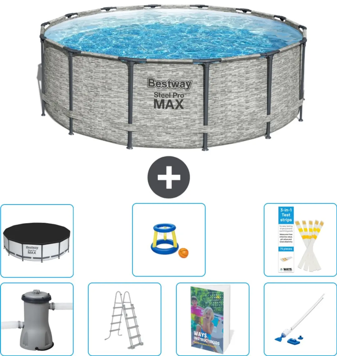 Bestway Steel Pro MAX Zwembad 427x122cm