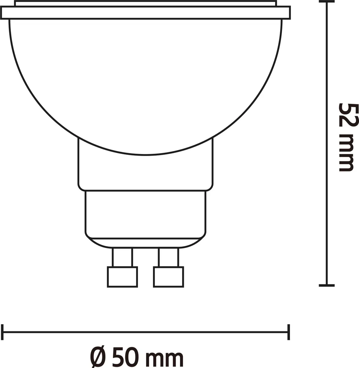 Calex GU10 LED Reflector 5W Warm Wit Dimbaar