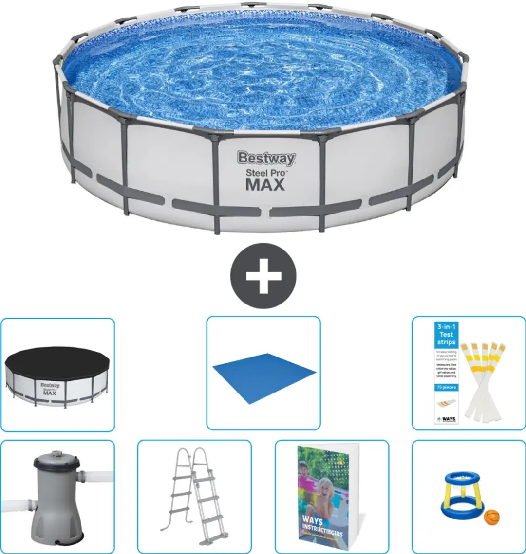 Bestway Steel Pro MAX Zwembad 457x107cm