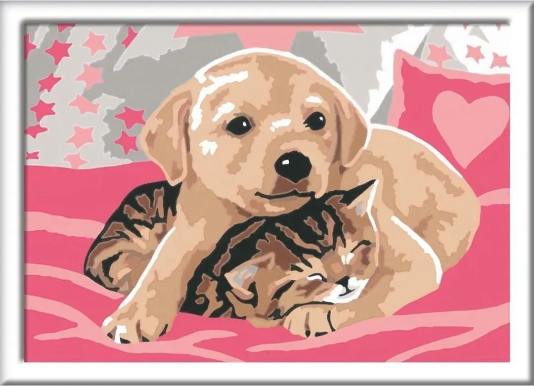 Ravensburger Schilder op Nummer 3-in-1 Dieren Set - Kleurenmix