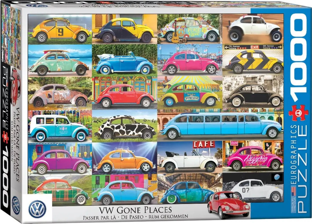 Eurographics Volkswagen Gone Places Legpuzzel 1000 Stuks