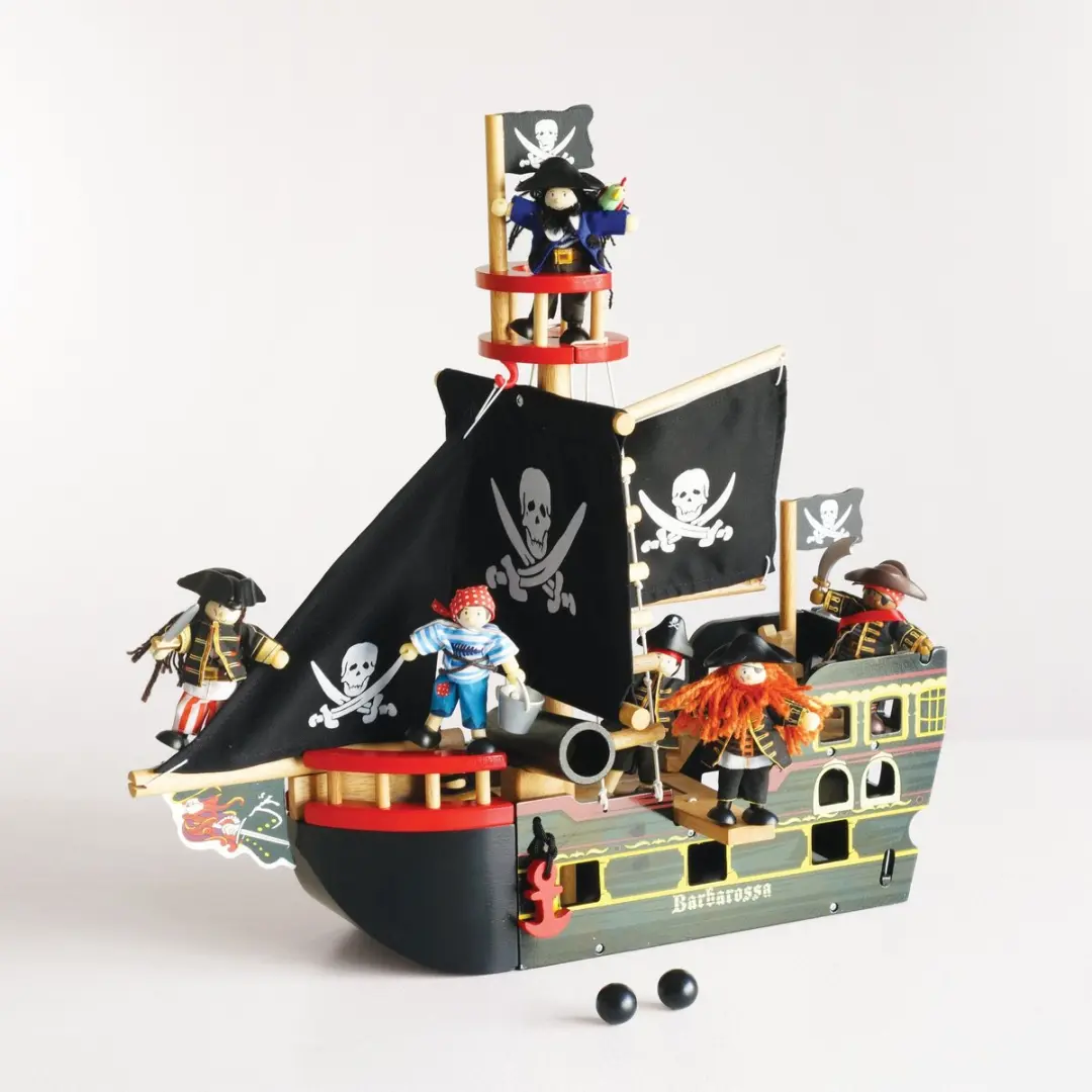 Le Toy Van Houten Piratenschip TV246 - Multicolor