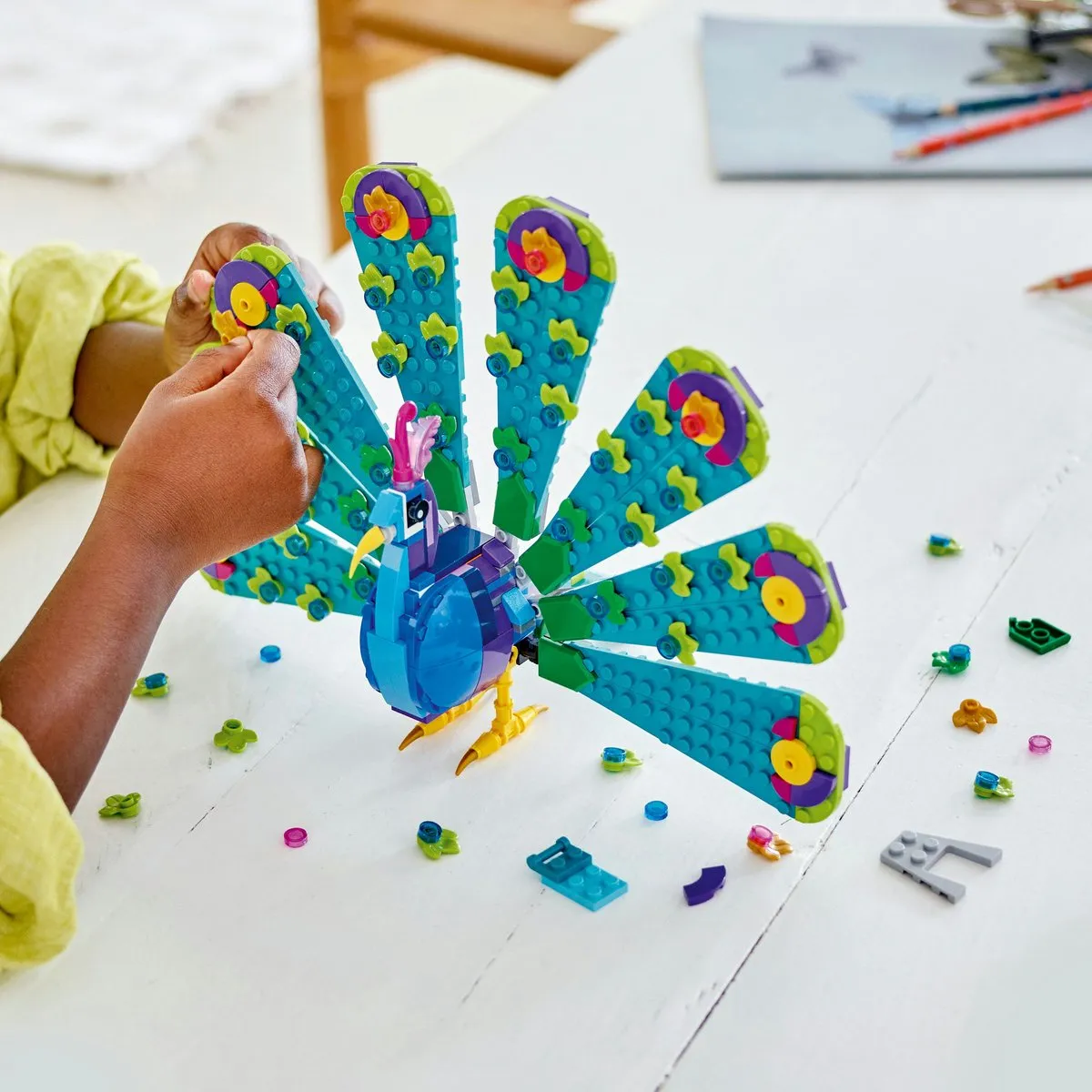 LEGO Creator 3in1 31157 Exotische Pauw - 355 Stukken