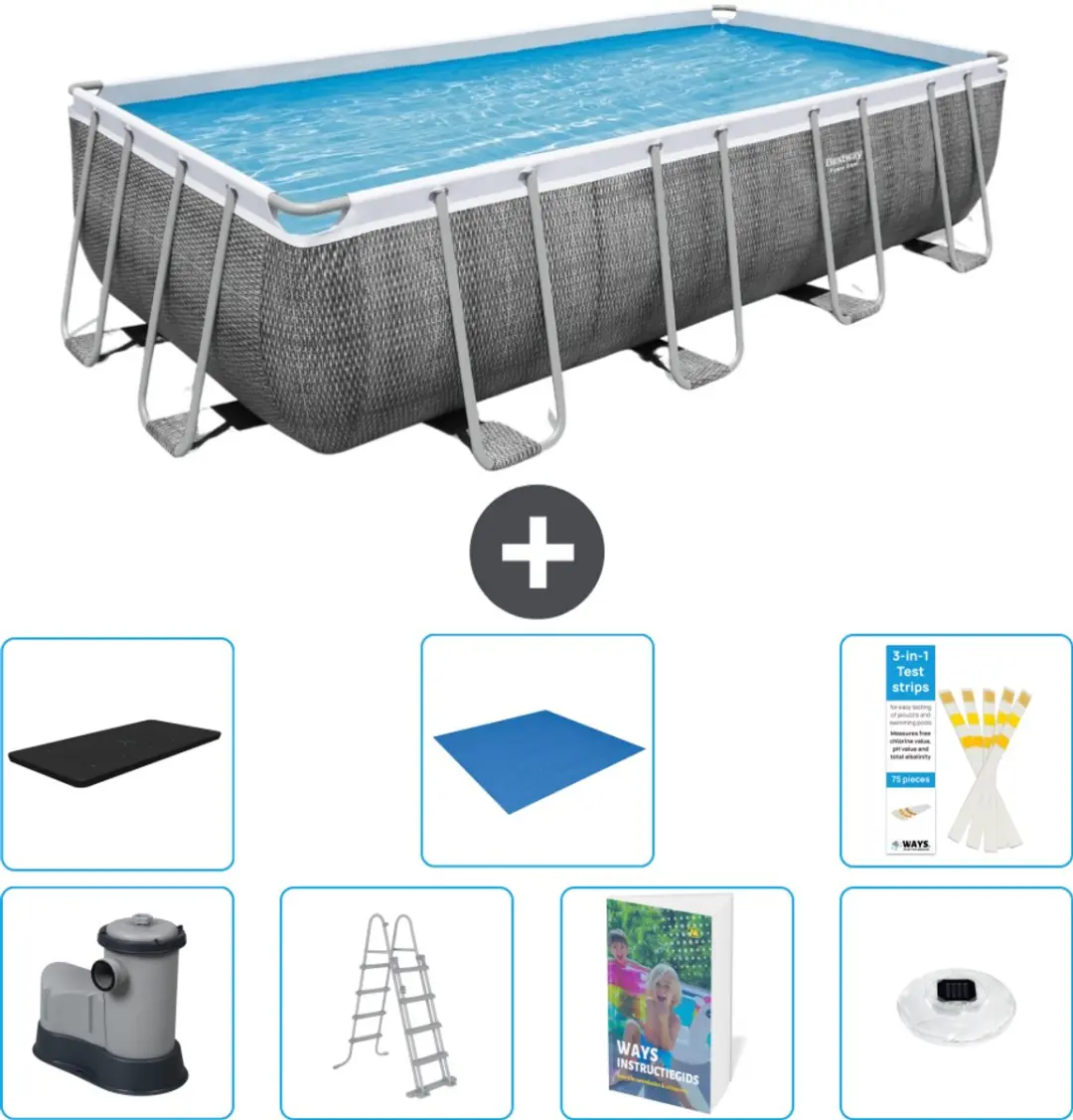 Bestway Power Steel Zwembad 549x274cm