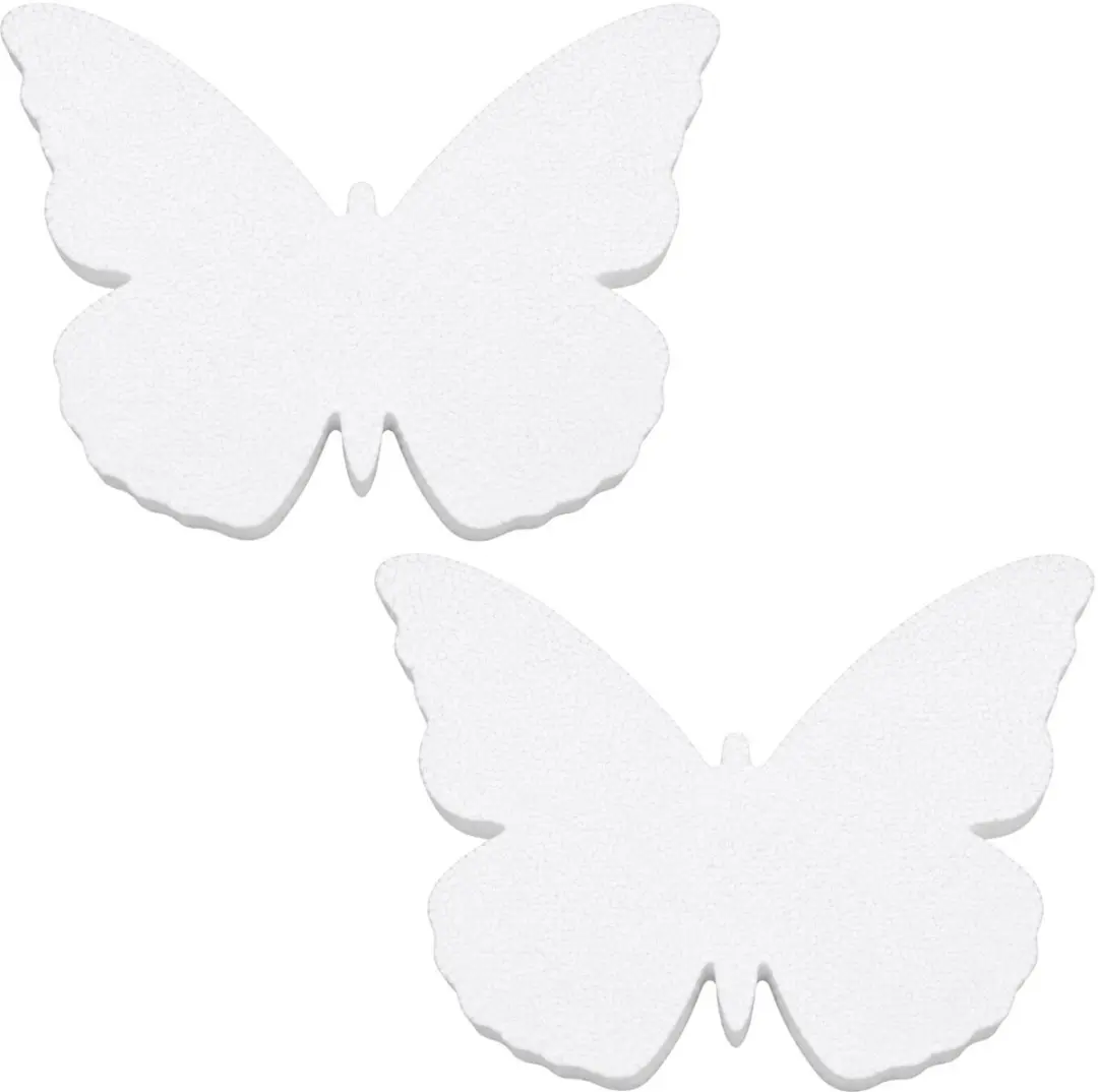Bellatio Design Piepschuim Vlinder 2x