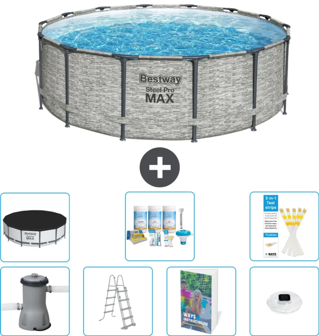 Bestway Steel Pro MAX Zwembad 427x122cm