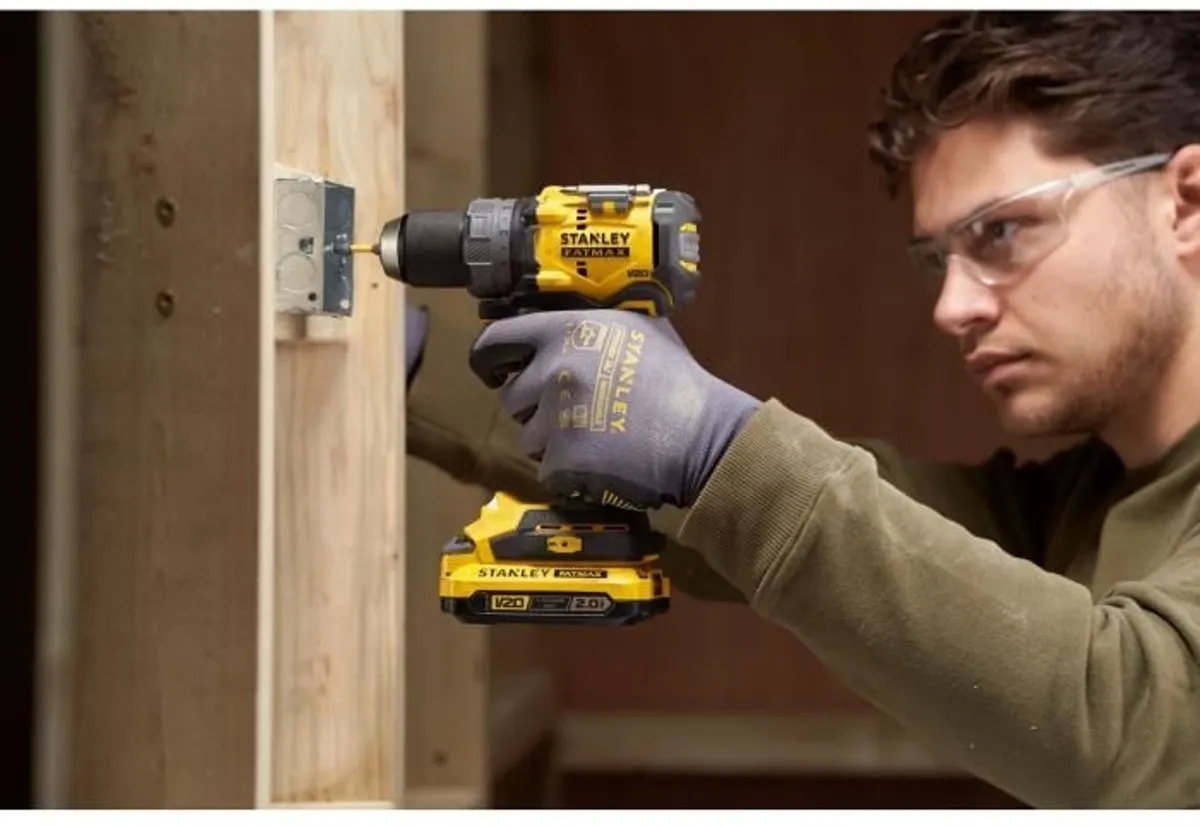 Stanley Fatmax V20 SFMCD725D2K-QW Accuboormachine - 2x 2,0Ah - 2 snelheden - afbeelding 6 van 6