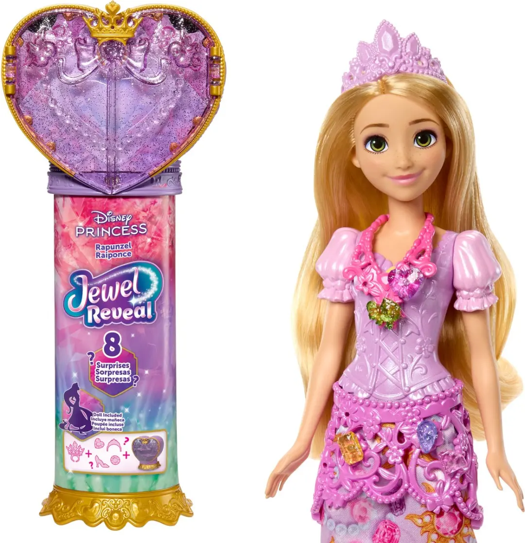Mattel Disney Princess Jewel Reveal Rapunzel Modepop