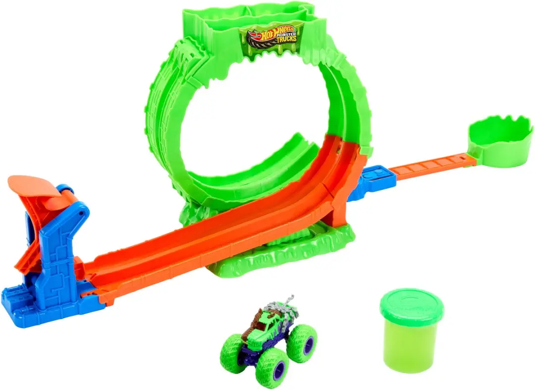 Hot Wheels Monstertrucks Gemuteerde Chaos Loopinguitdaging