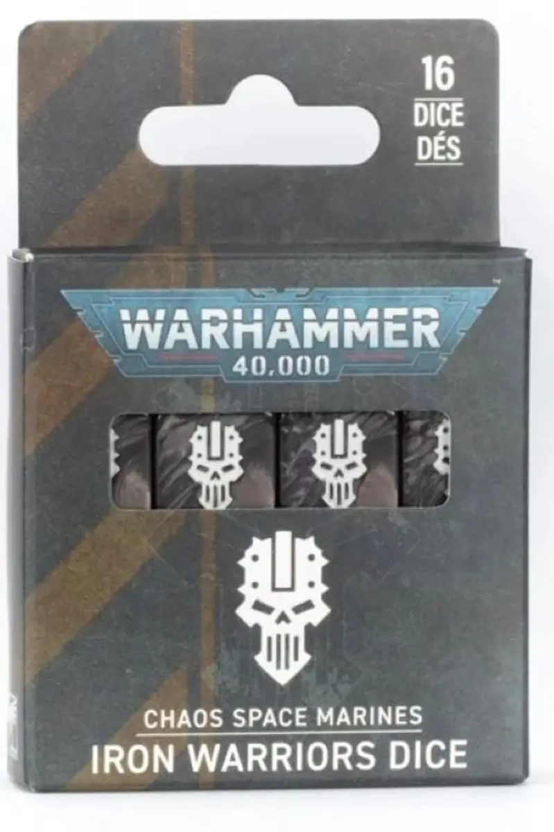 Games Workshop Warhammer 40K Iron Warriors Dice