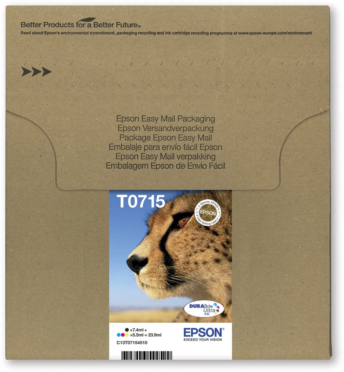 Epson C13T07154511 Inktcartridge - 23.9ml Multicolor