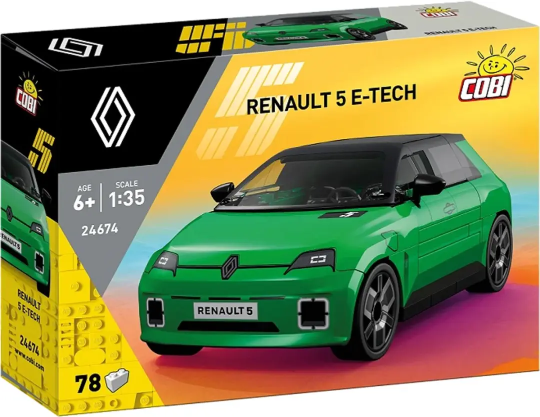 Cobi Renault 5 E-Tech 78-delig - Groen - afbeelding 6 van 6