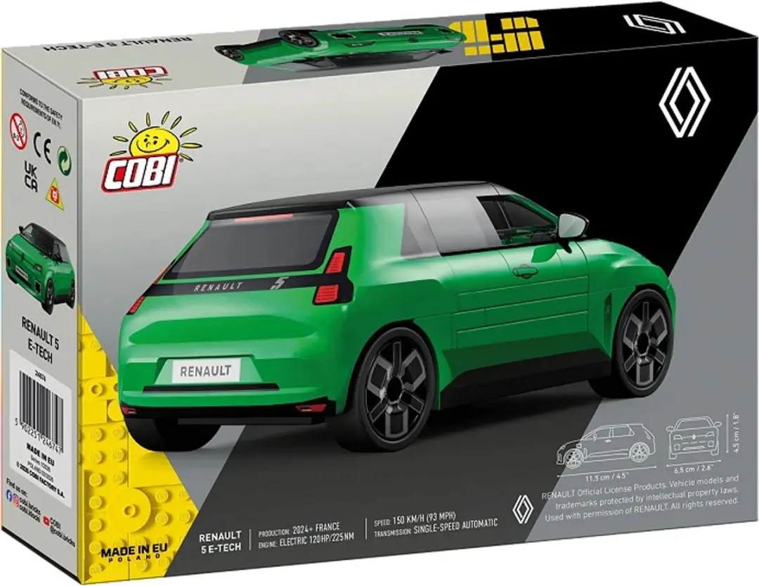 Cobi Renault 5 E-Tech 78-delig - Groen