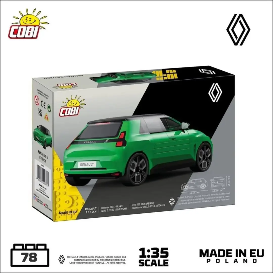 Cobi Renault 5 E-Tech 78-delig - Groen
