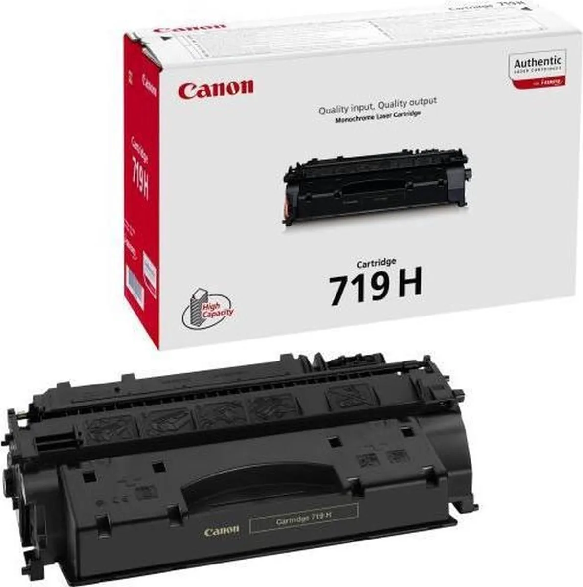 Canon 719H Tonercartridge - 6400 pagina's - Zwart