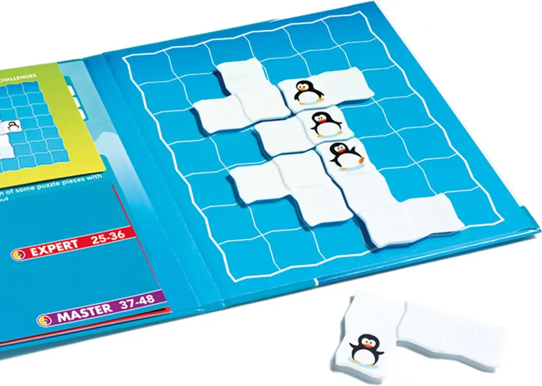 SmartGames Penguins Parade SGT 260 Magnetisch Reisspel - 48 Opdrachten