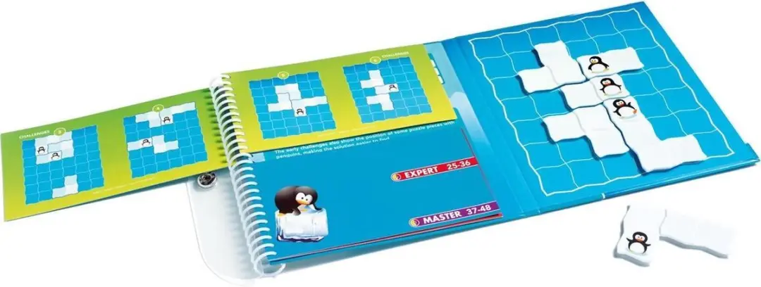 SmartGames Penguins Parade SGT 260 Magnetisch Reisspel - 48 Opdrachten