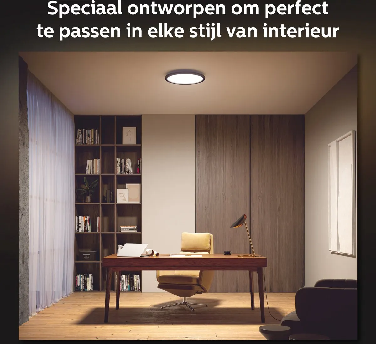 Philips Hue Aurelle Rond Paneellamp - Zwart