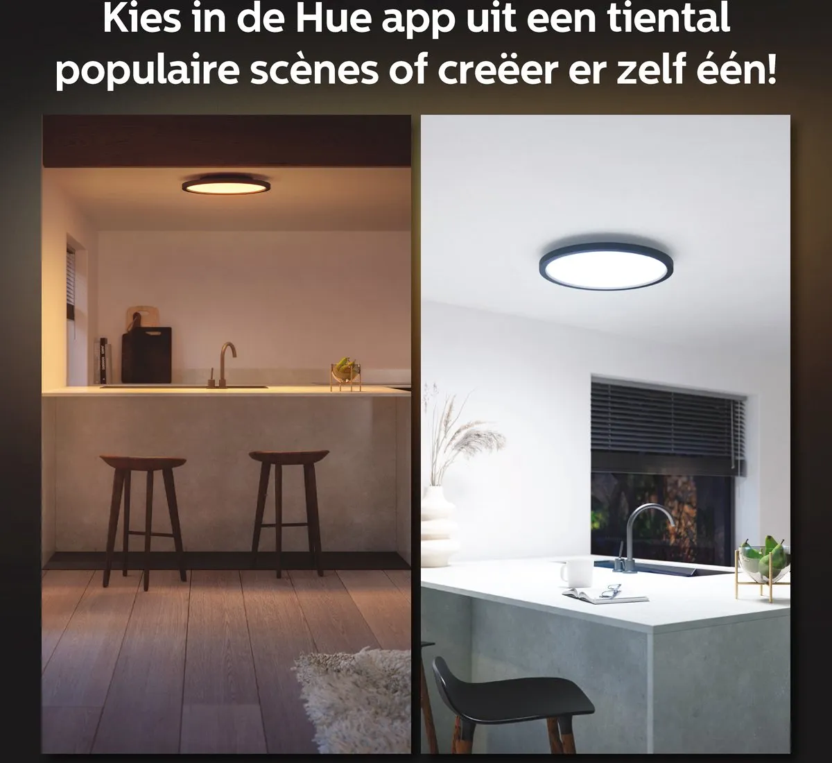 Philips Hue Aurelle Rond Paneellamp - Zwart - afbeelding 6 van 6
