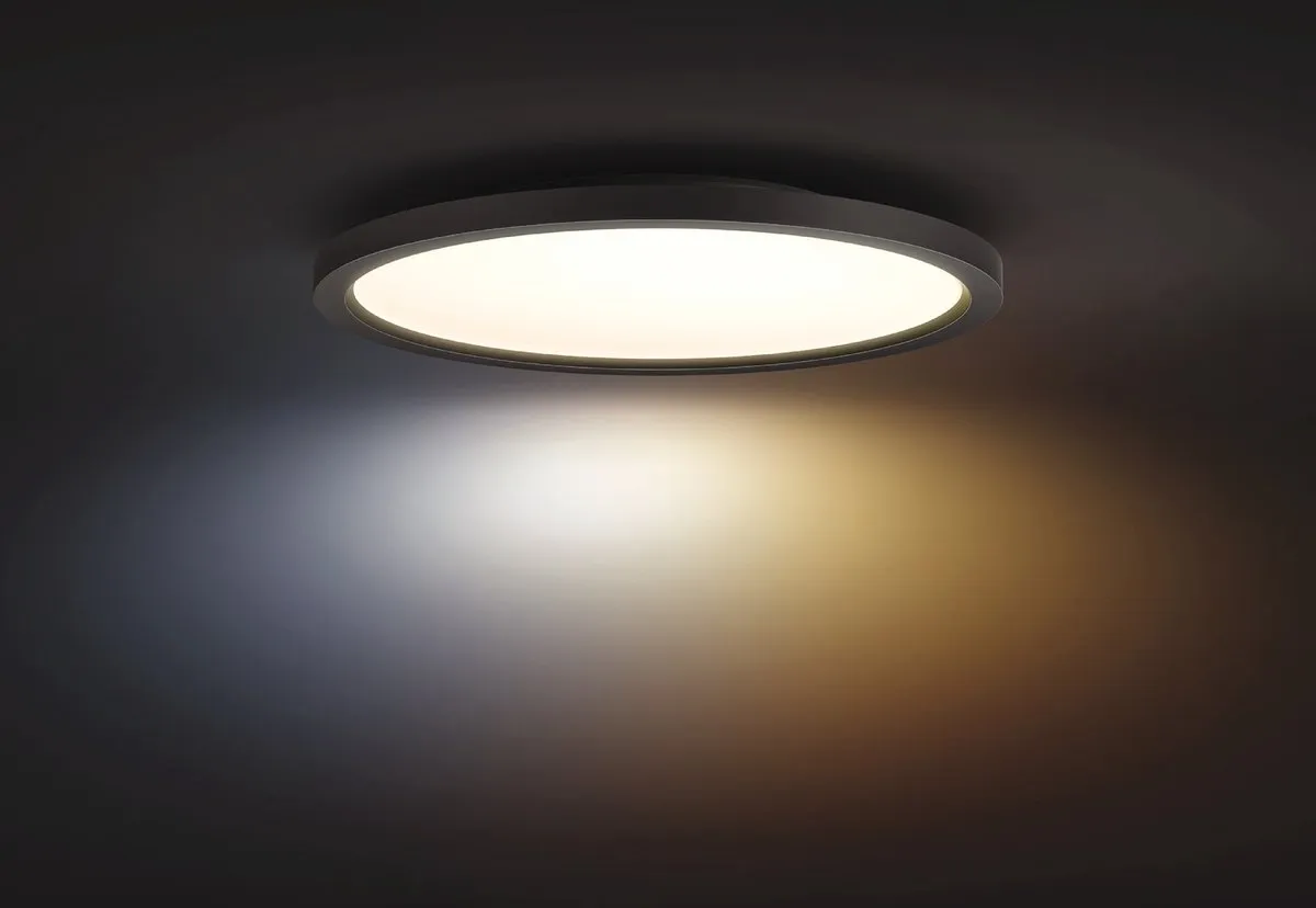 Philips Hue Aurelle Rond Paneellamp - Zwart