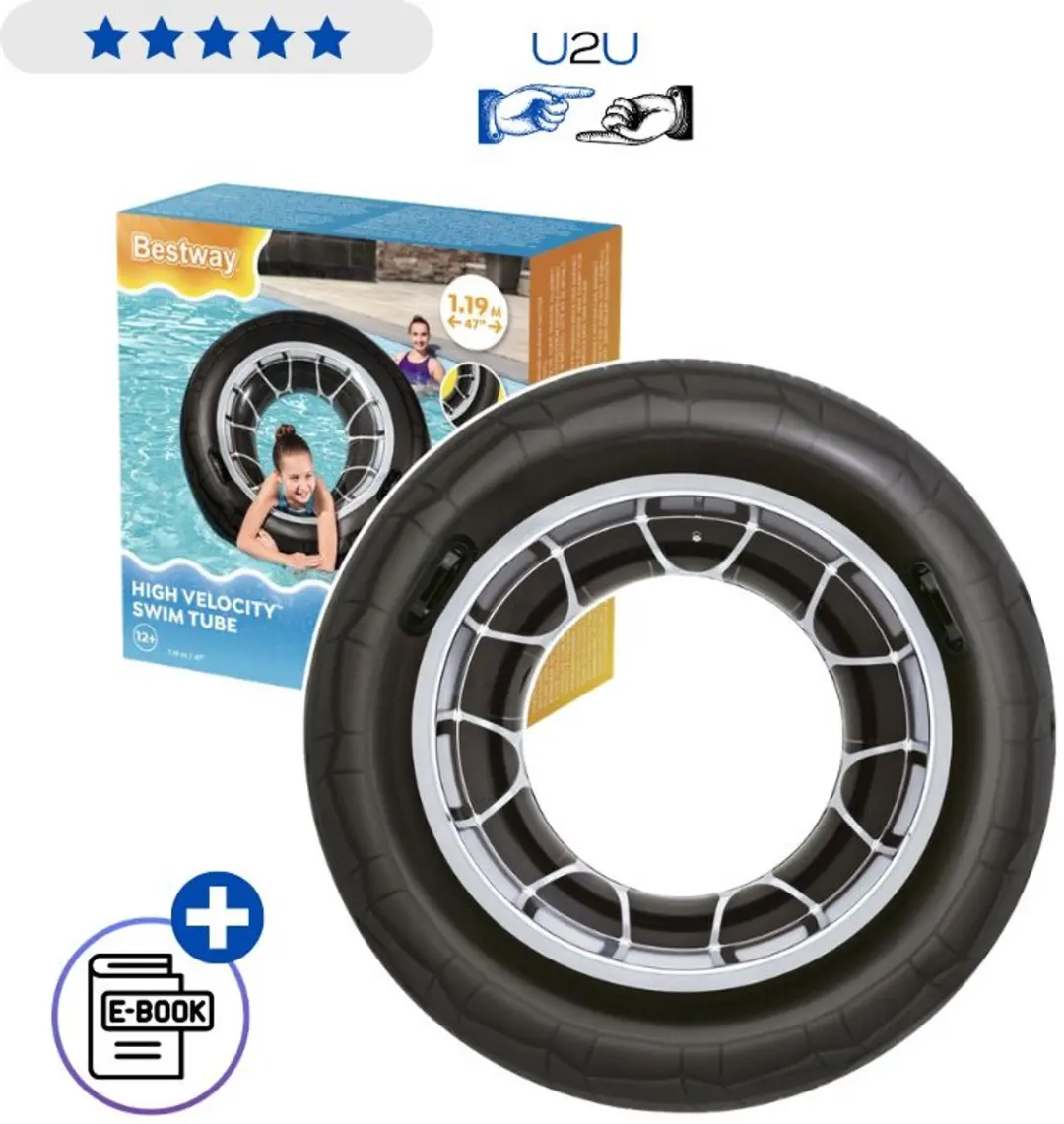 Bestway Tire Design Zwemring 119cm