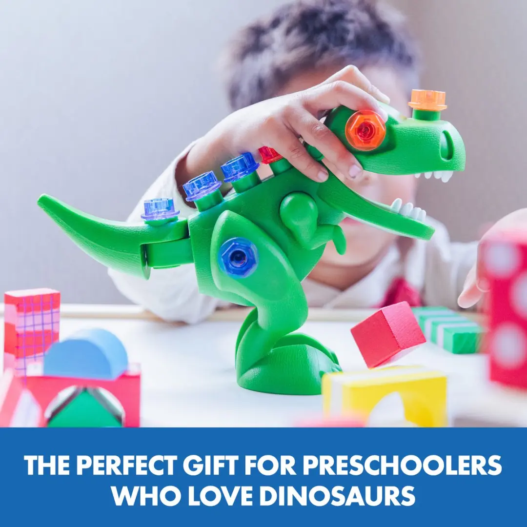 Learning Resources Design & Drill T-Rex - Boor & Versierdinosaurus - 2 Onderdelen - Multikleur