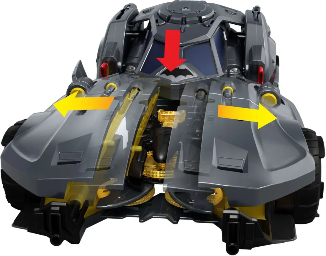 Mattel DC Premier Batmobiel JMD52 - Grijs