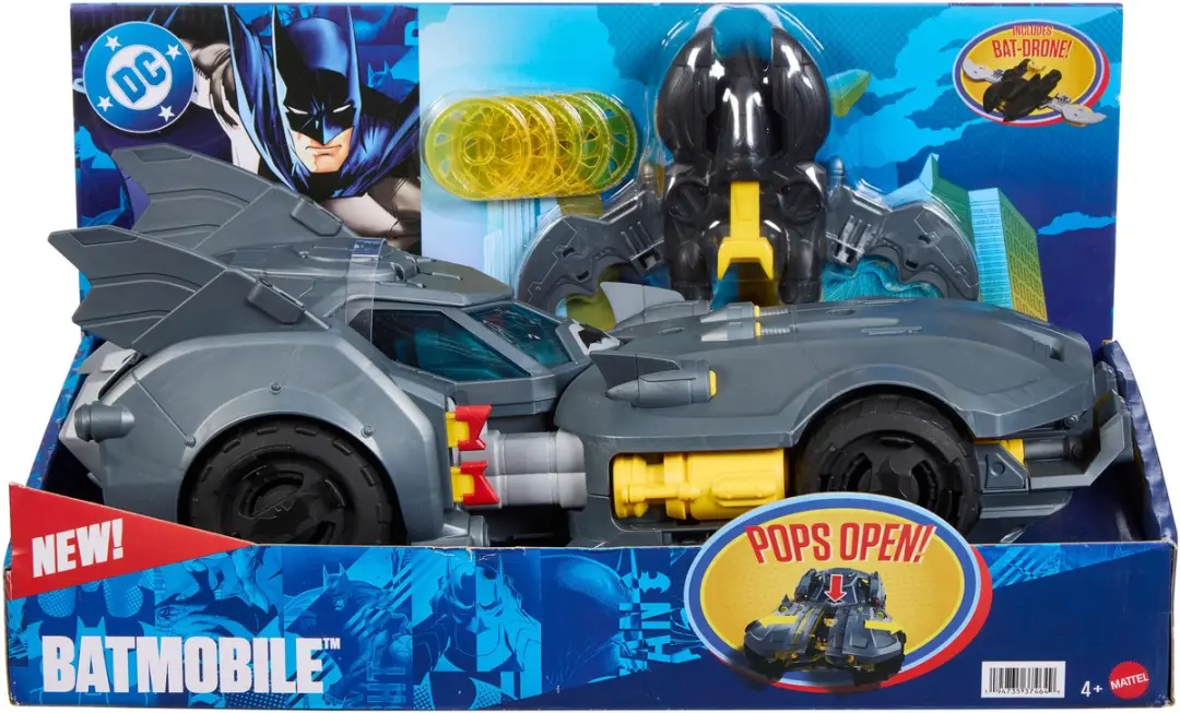 Mattel DC Premier Batmobiel JMD52 - Grijs