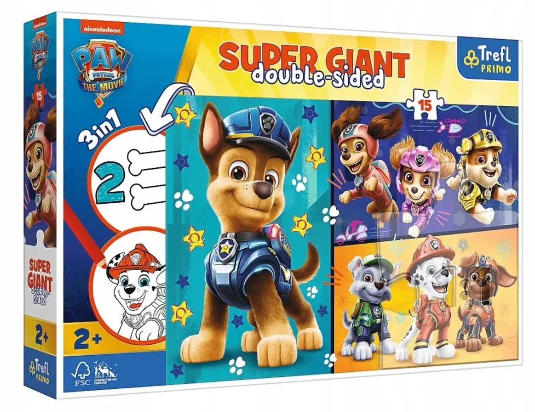 Trefl Paw Patrol Puzzel 15 Gigant