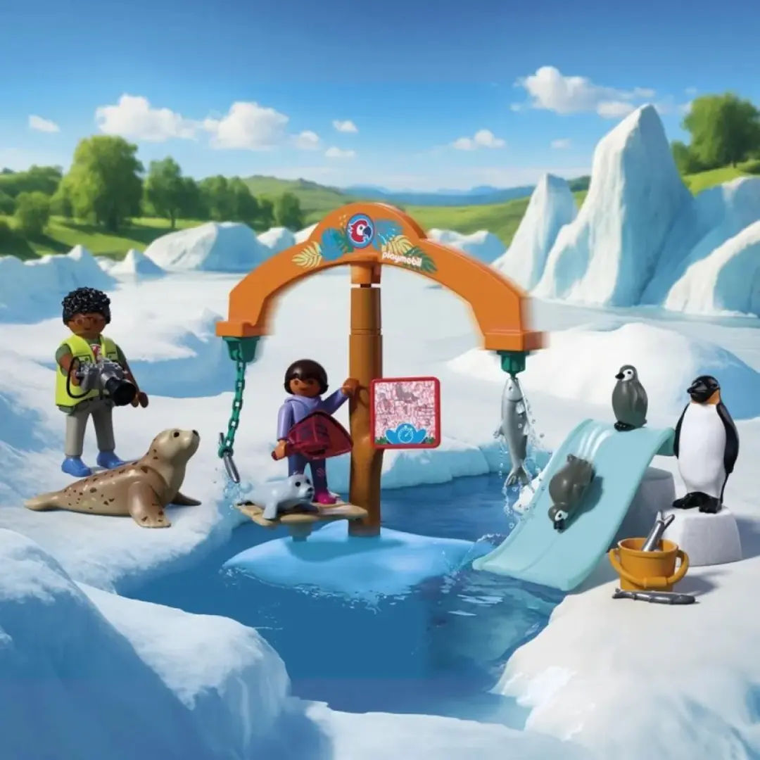 Playmobil Zoo Speelset IJsrijk Pooldieren - Multicolor