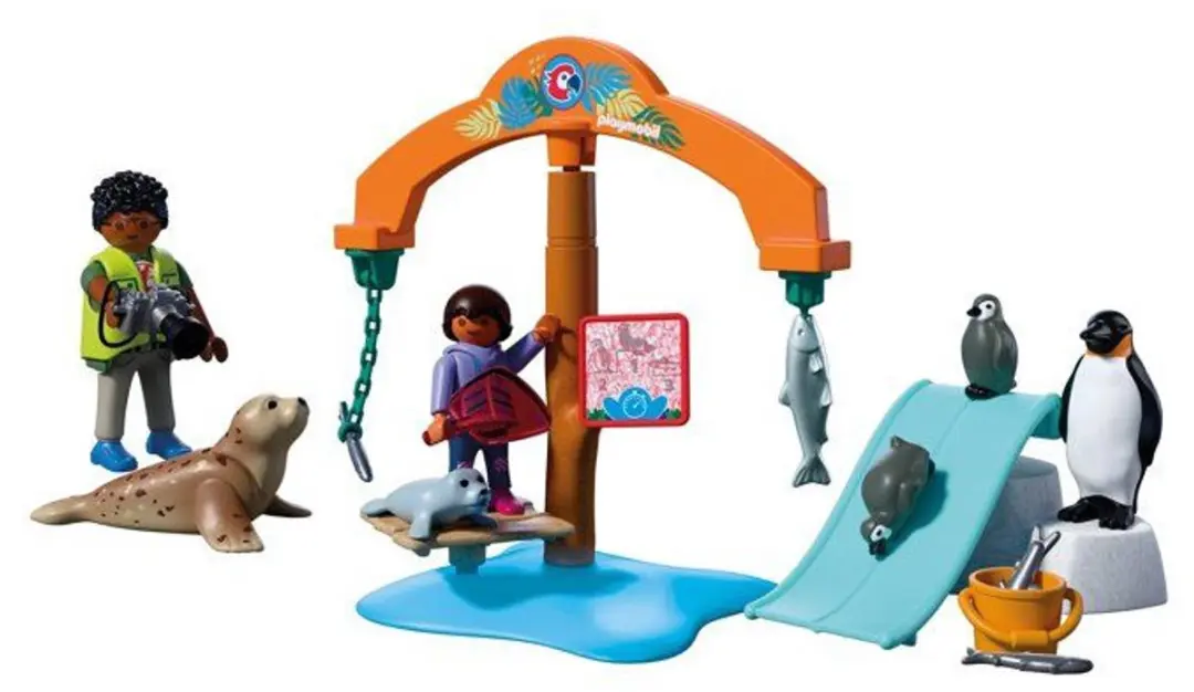 Playmobil Zoo Speelset IJsrijk Pooldieren - Multicolor