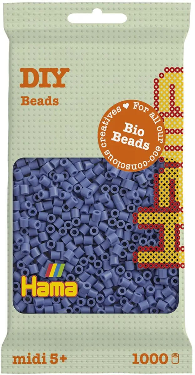 Hama Midi Bio Strijkkralen Bruin - 1000 Stuks