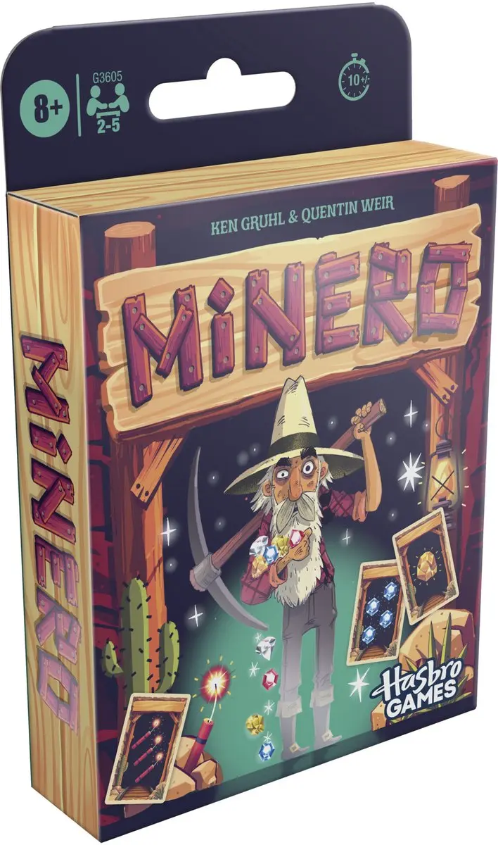 Hasbro Gaming Minero Family Kaartspel - Engelstalig - 2-5 Spelers