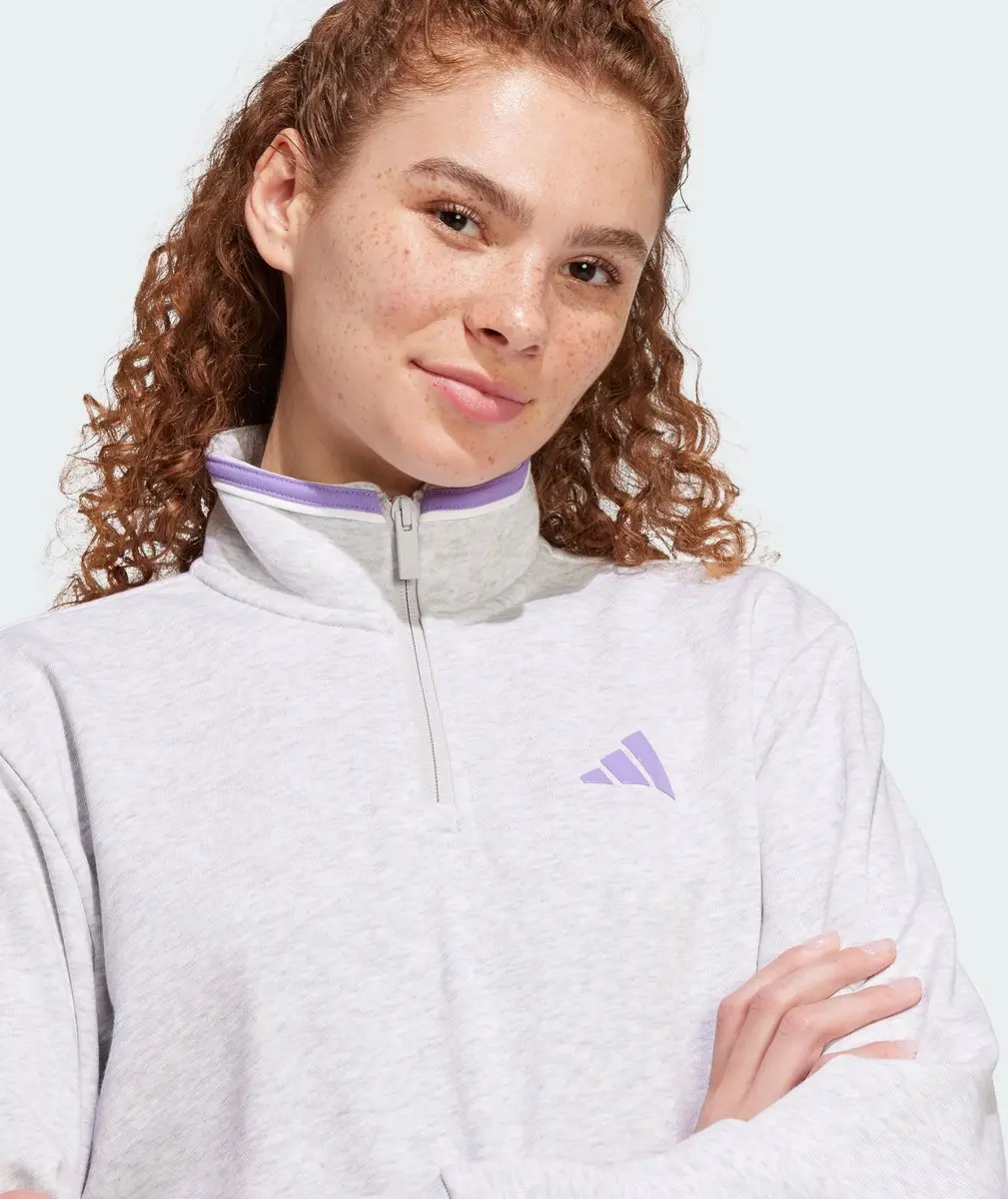 Adidas Essentials Color Pop French Terry Trainingsjack JN6989 - Grijs