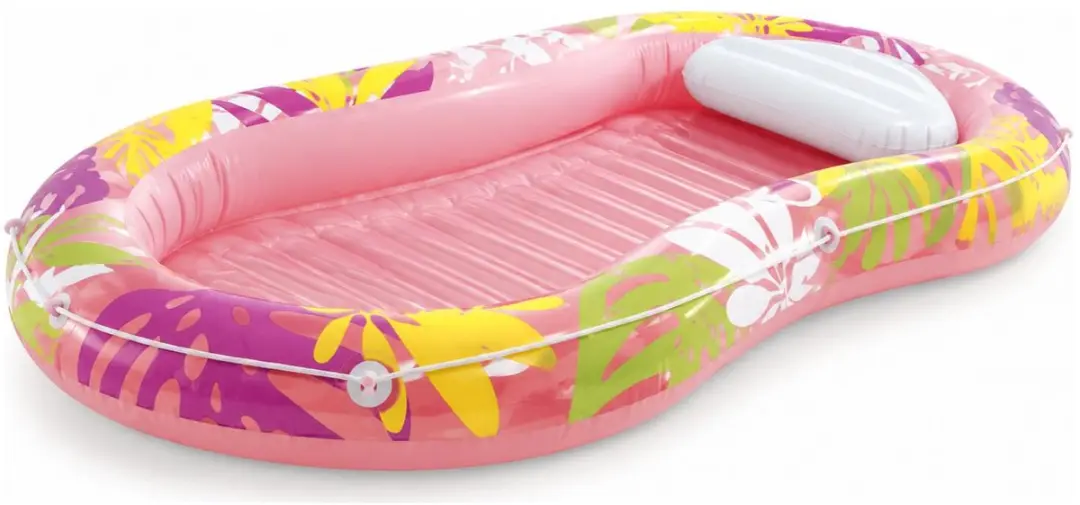 Intex Tanning Pool Oasis Luchtbed 202x120cm - Roze