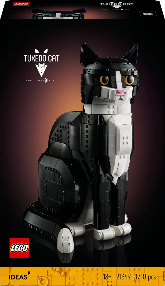 LEGO Ideas Zwart-witte Kat 21349