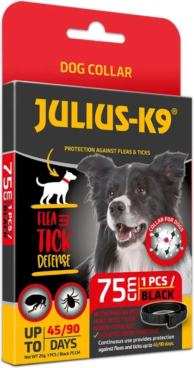 Julius K9 Anti Teken en Vlooienband 75cm